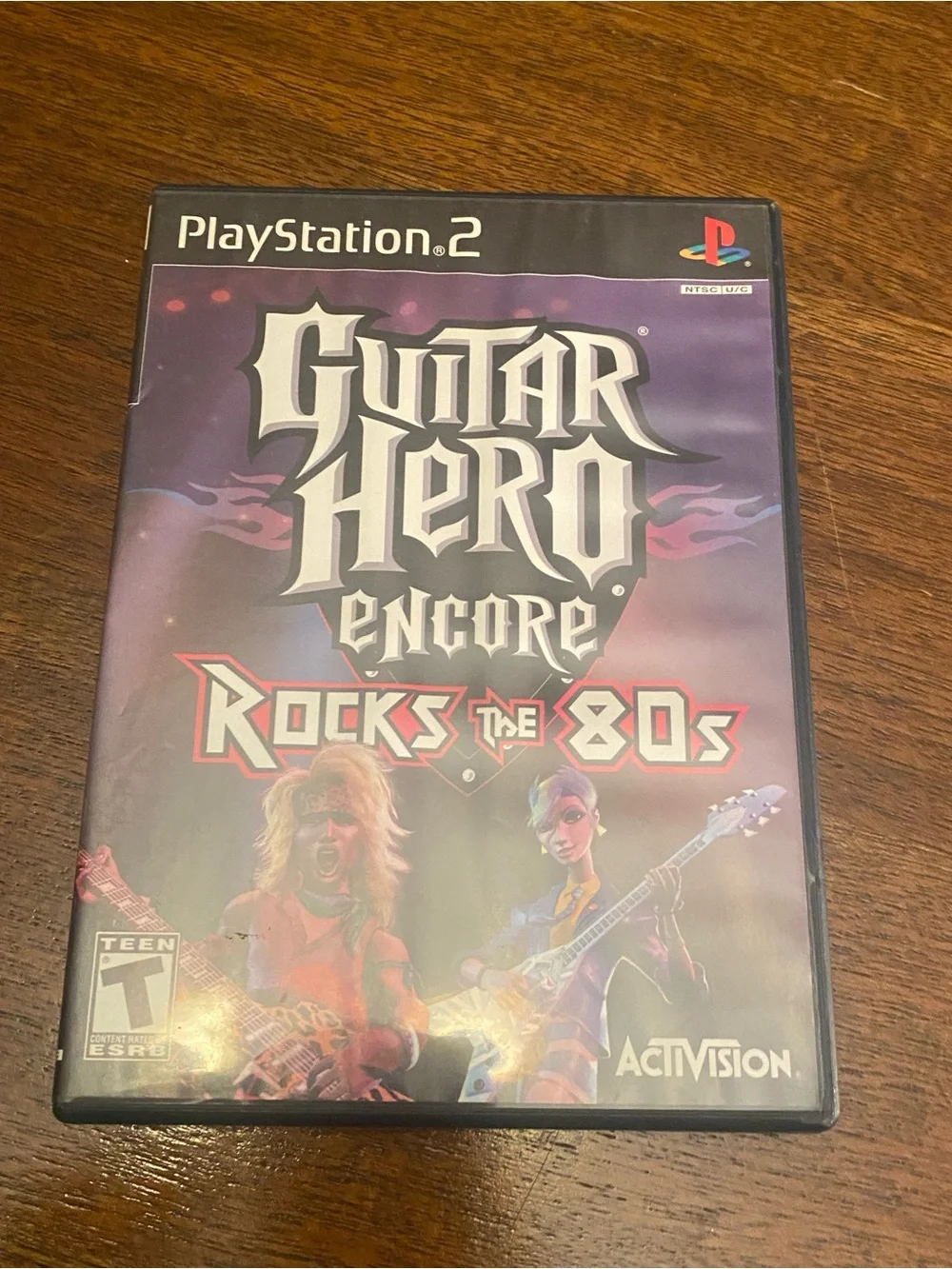 Guitar Hero Encore: Rocks the 80s - PlayStation 2 (Purple/Red)